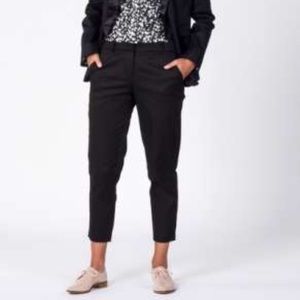 Lucca X Wildfang Black Cropped Pant